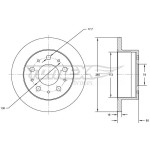 TOMEX Brakes Bremsscheibe